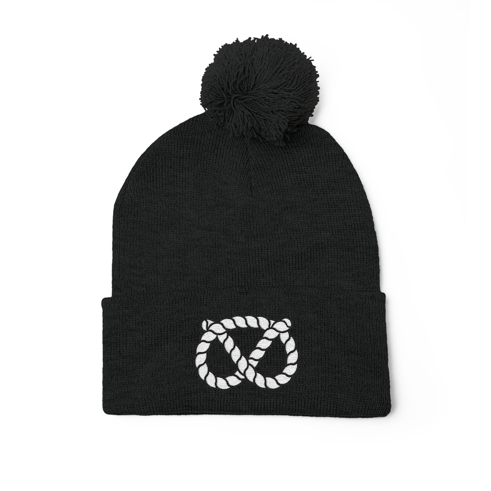 Pom-Pom Stafford Knot Knit Cap (Embroidery) - Image 15