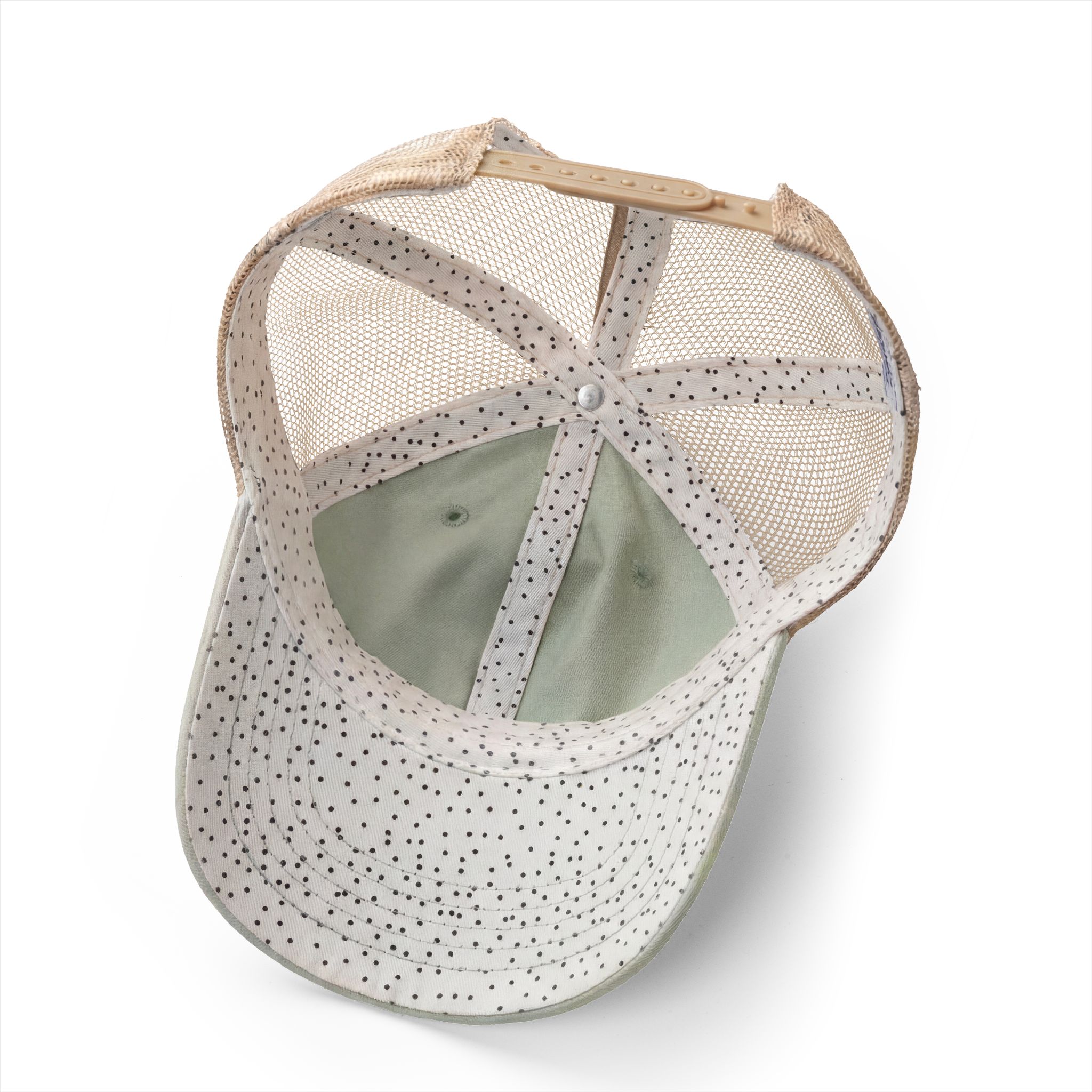 STAFFORD Women's Washed Mesh-Back Cap with pattern under bill - Image 2