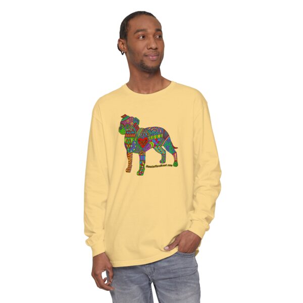 Colorful Stafford Garment-dyed Long Sleeve T-Shirt - Image 31