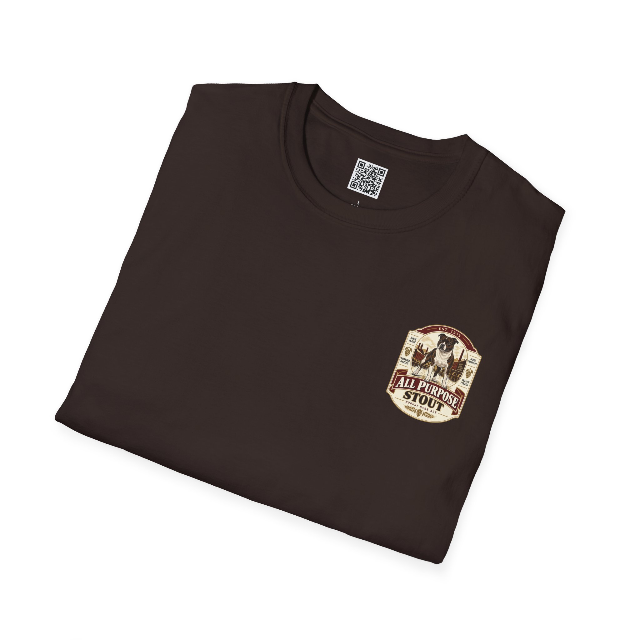 Vintage Beer Label - Stafford Softstyle T-Shirt - Image 5