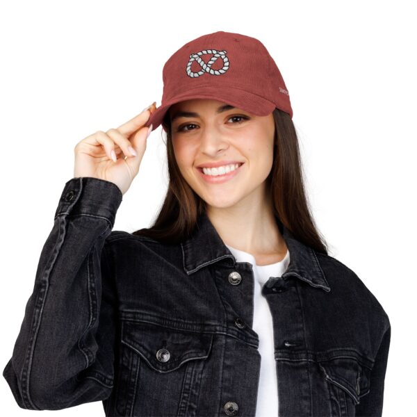 STAFFORD KNOT EMBROIDERED Vintage Corduroy Cap - Image 5