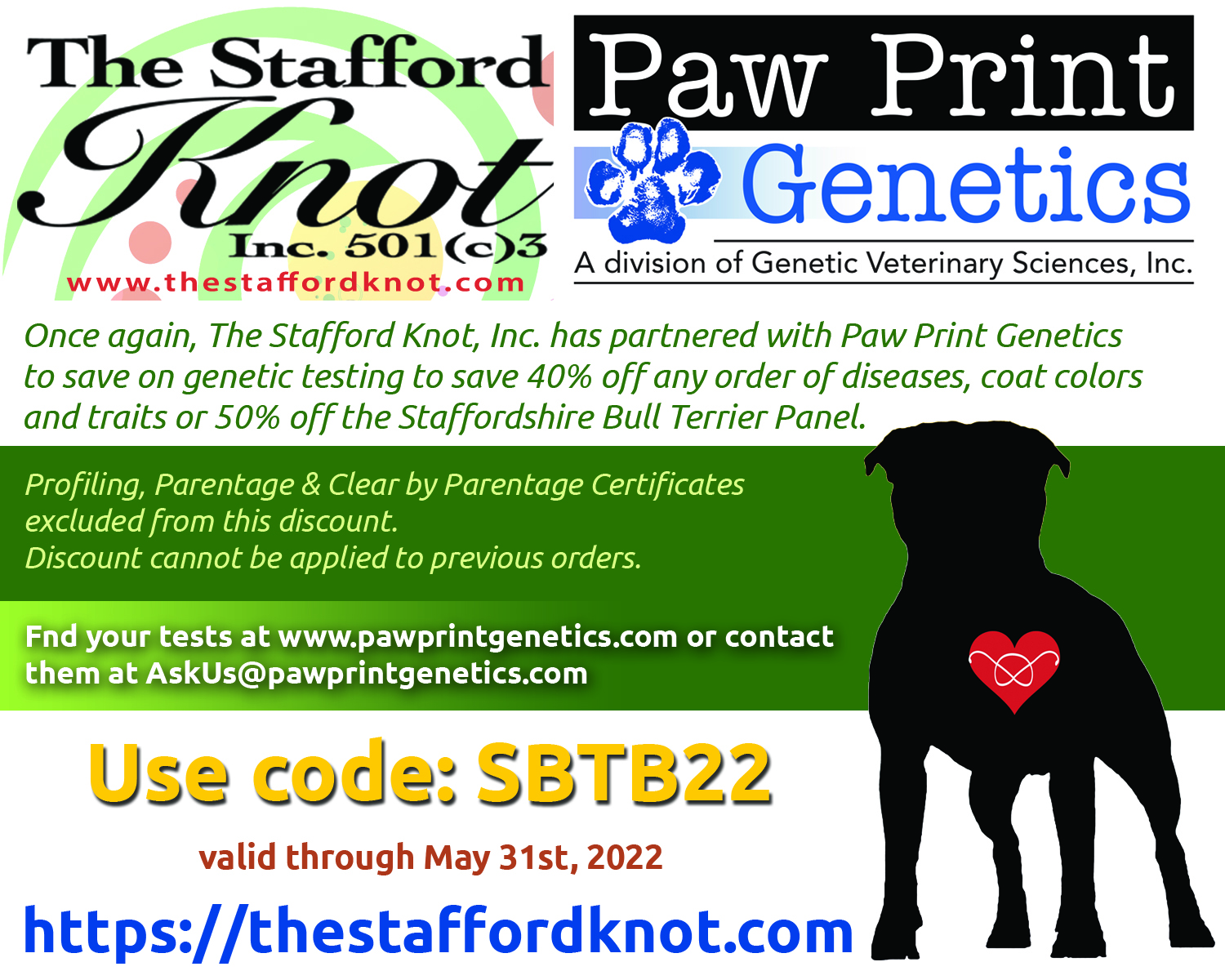 Genetic Testing Discount 2022 The Stafford Knot